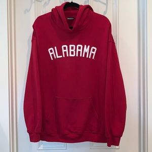 Alabama Hoodie with embroidery lettering